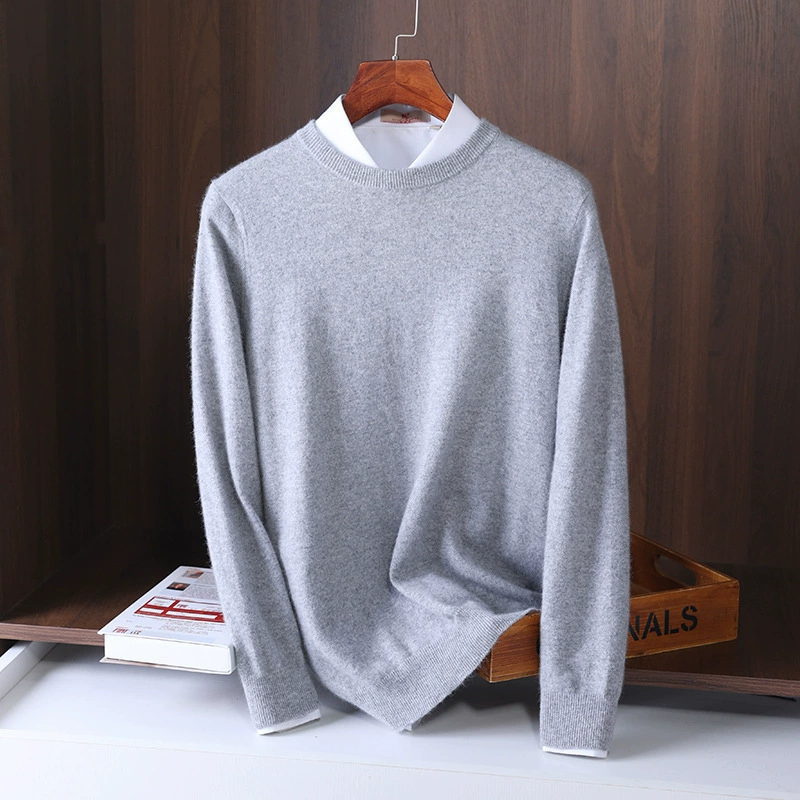 Узоры вязаный oversized свитер, плотный круглый воротник, удобная ткань, стиль отдыха, размеры S–XXXL