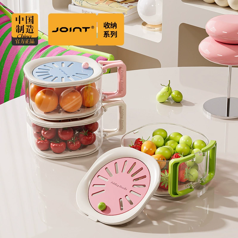 Специальная большая корзина для воды для домашнего использования милые фрукты корзина телескопический фильтр два в одном утолщенная обезвоженная корзина для мытья посуды с крышкой