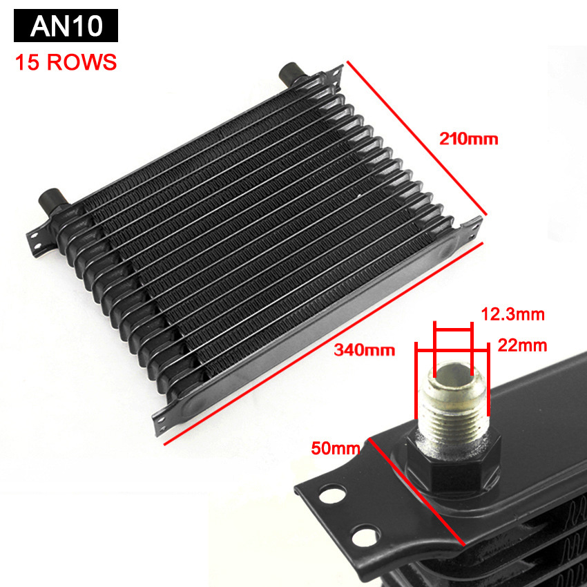 Car modification AN10 British oil cooler radiator engine gearbox oil cooler