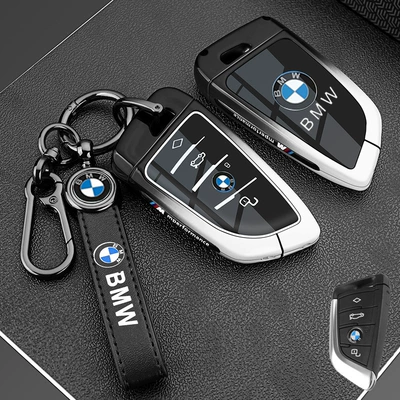 Buckle Shell, Static Rod/Key Bag - bmw-model-a-leather-buckle-black-and-white-1-piece