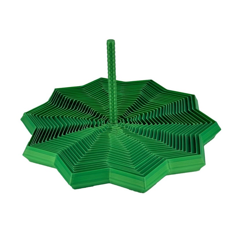 跨境爆款3d打印带手柄萝卜塔幻觉解压玩具螺旋塔烦躁之星解压神器|undefined