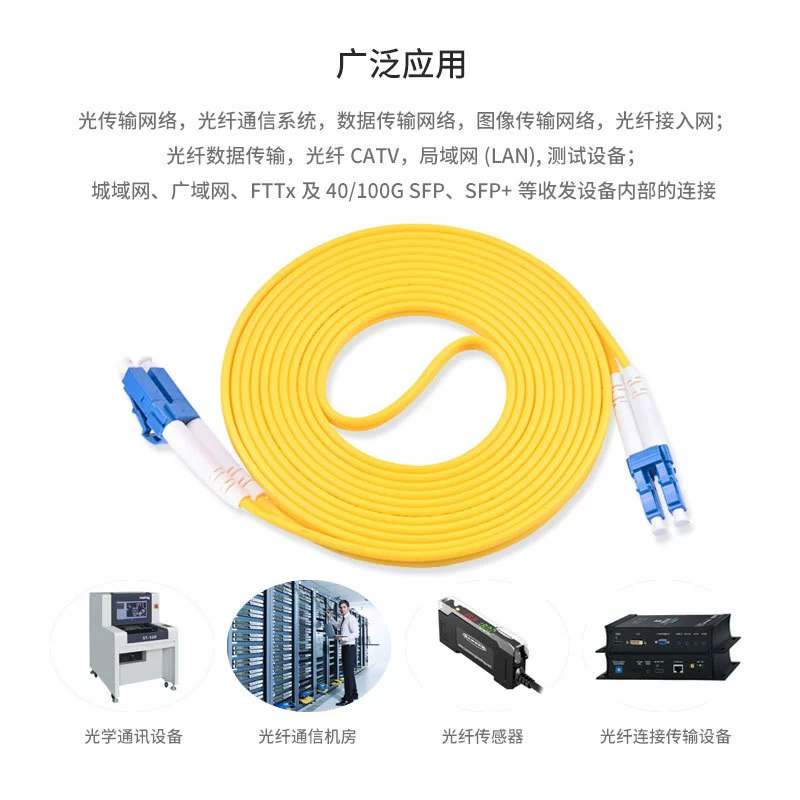 Оптовый 10G оптоволоконный jumper LC-LC одноподклассный домашний мониторинговый петля 1м/3м по выбору мониторинг посвященный