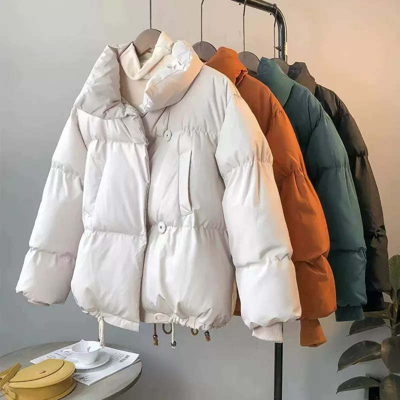 品牌女装白鸭绒羽绒服女款批发十三行服饰嘉兴平湖外套女批发货源