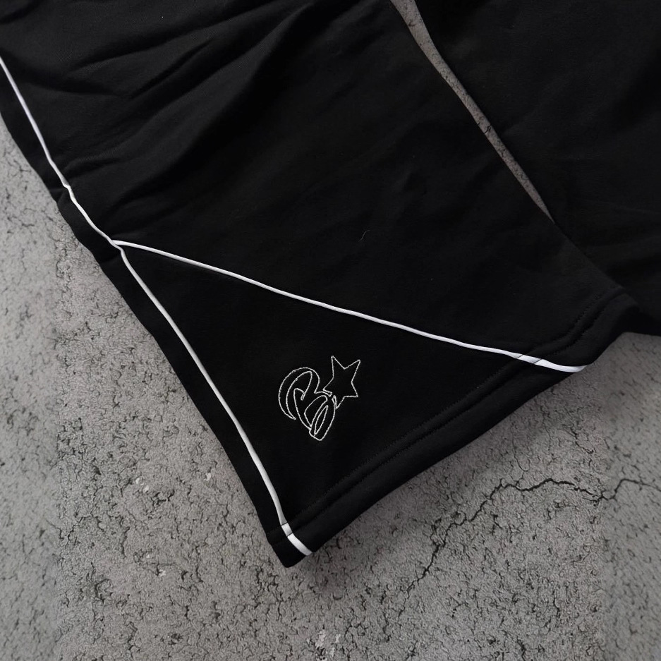 Nuevos pantalones deportivos casuales transfronterizos, estilo americano retro callejero, letras hip-hop impresas, pantalones largos de piernas anchas