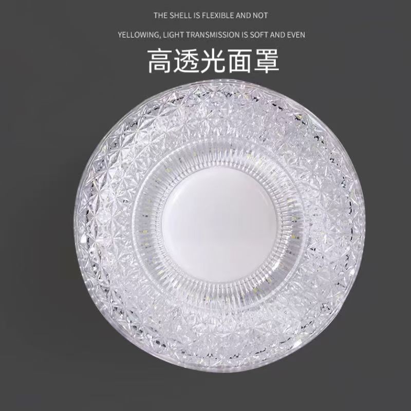 Nueva lámpara de cristal redonda led E27 boca de tornillo para el hogar bombilla de ahorro de energía techo techo iluminación de bombilla de alta potencia