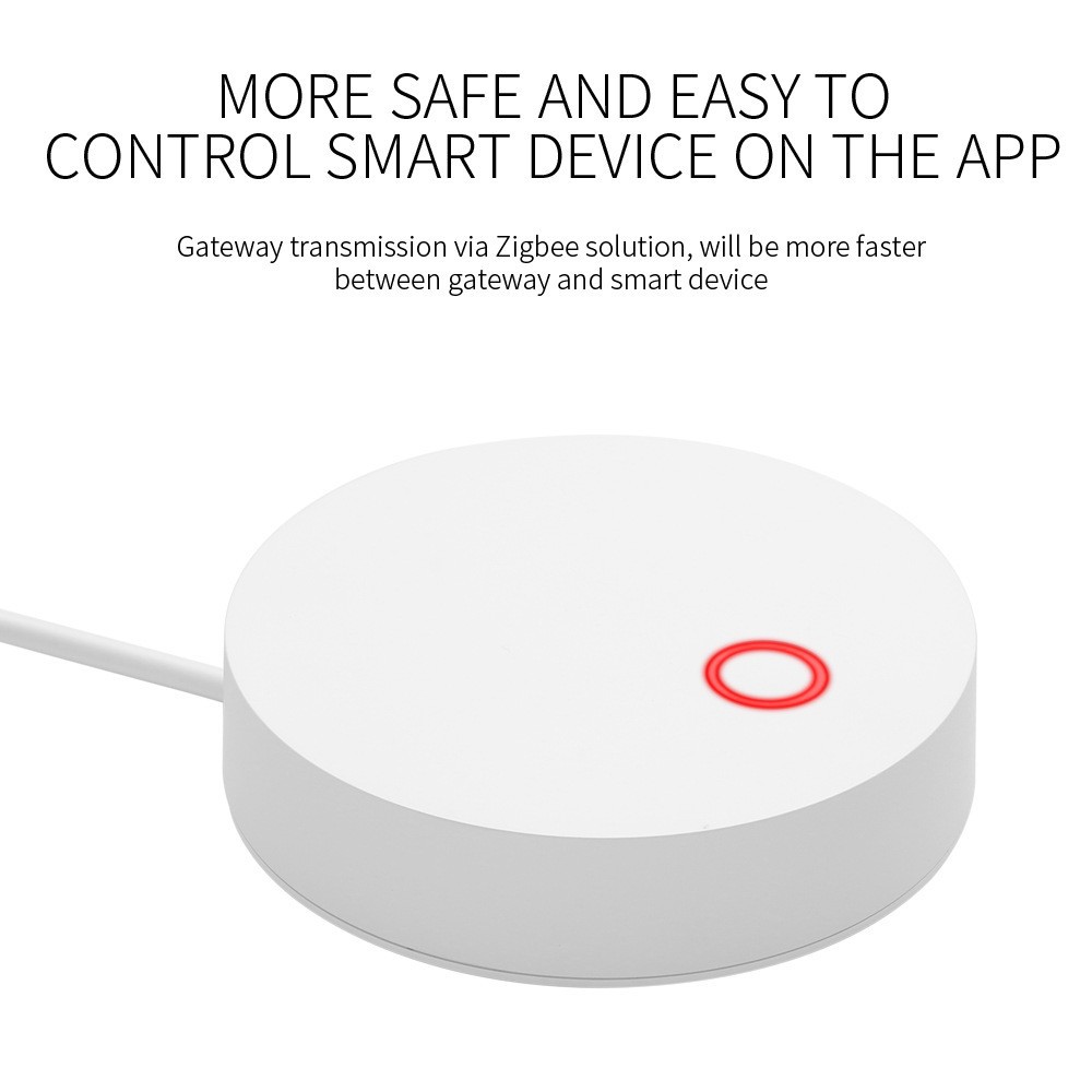Zigbee网关智能WIFI一键控制智能家居控制安防监控 zigbee3.0网关