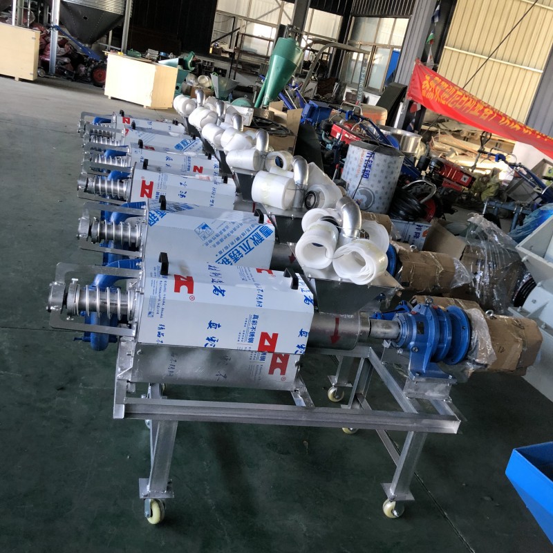 螺旋式粪便脱水机 梁山市粪便禽畜粪便脱水机 固液分离机