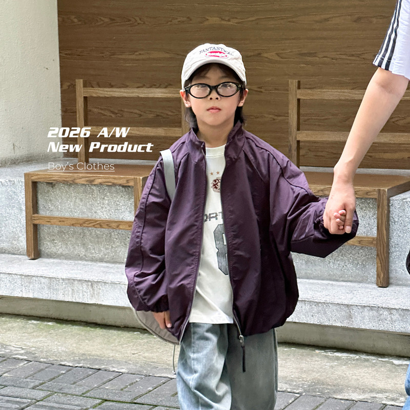 Boys' Jacket 2026 Spring and Autumn New Style Children's Korean Style Casual Baseball Jacket Stylish Aviator Jacket for Boys Boys' Jacket 2026 Spring and Autumn New Style Children's Korean Style Casual Baseball Jacket Stylish Aviator Jacket for Boys