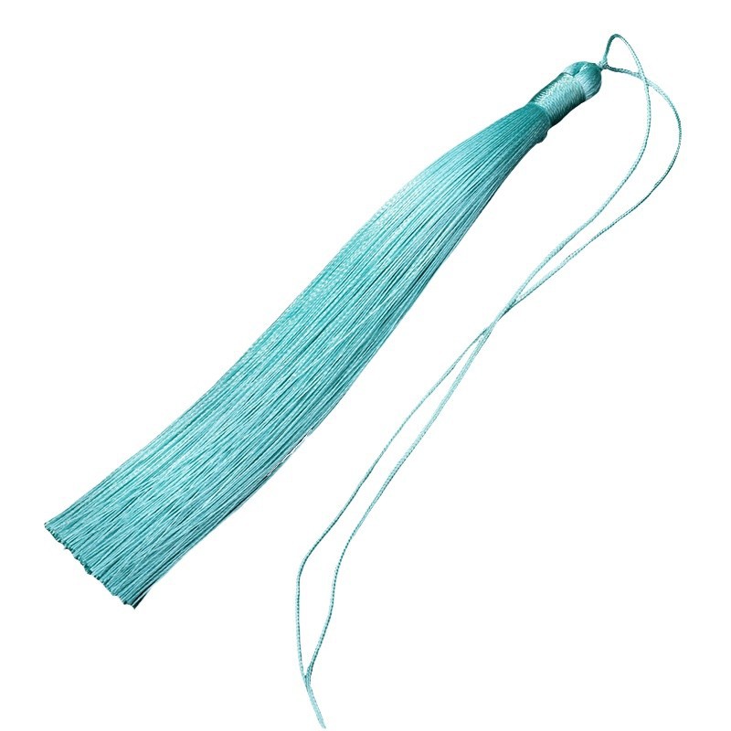 15cm de línea delgada borla ropa de estilo antiguo espiga colgante abanico de grupo borla colgante hecho a mano diy chino nudo nacional accesorios de espiga