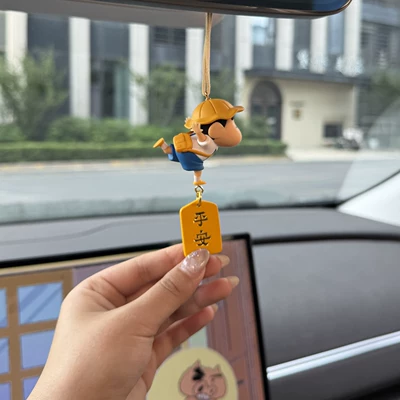 2026 New Genuine Crayon Sürətlər qutusu və əl tormozu başlıqları - flying-little-xin-huang-ping-an-car-ornament
