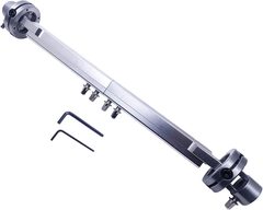Drum set double-bass pedal linkage rod, beater linkage rod, beater accessory, universal-type connector for double pedals