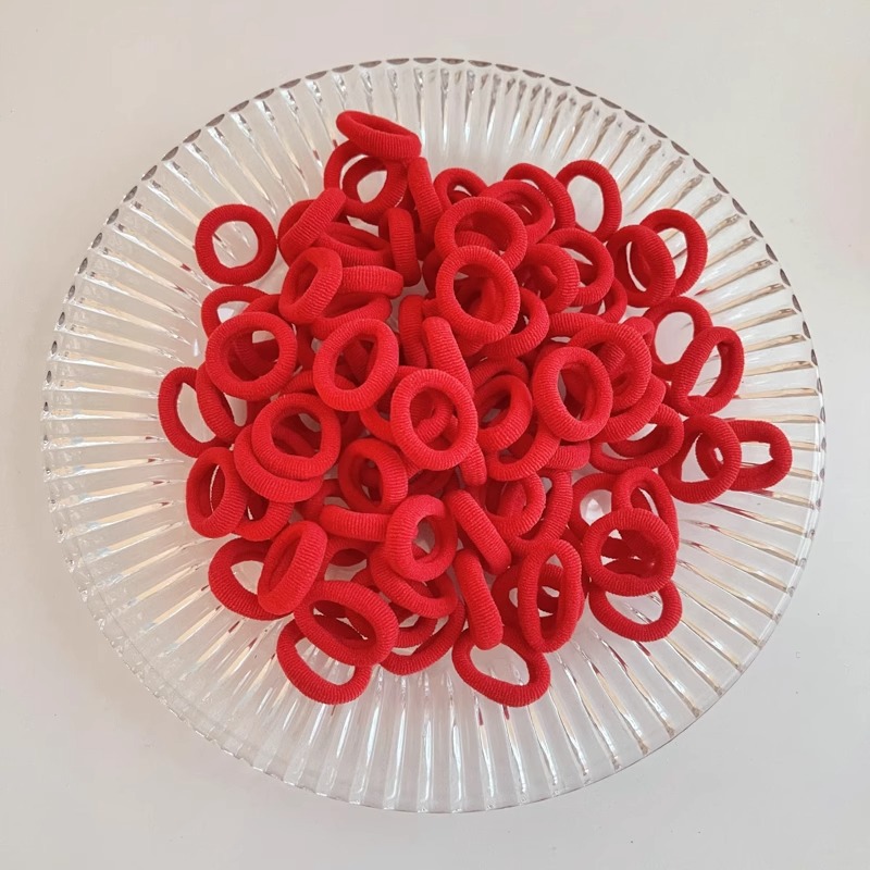 Anillo de cabello desechable correa de goma niñas no lastimar cabello pequeño viento fragante duradero delgado engrosar la cuerda de cabello anillo de cabello bolsa de adornamiento para el cabello