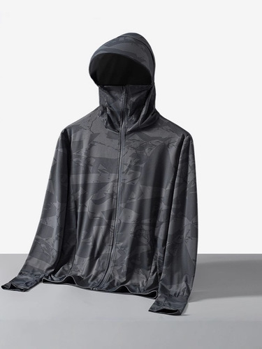Handsome sunscreen clothes, summer thin coat, skin clothes, breathable, anti-ultraviolet fishing clothes, couples sunscreen clothes, men