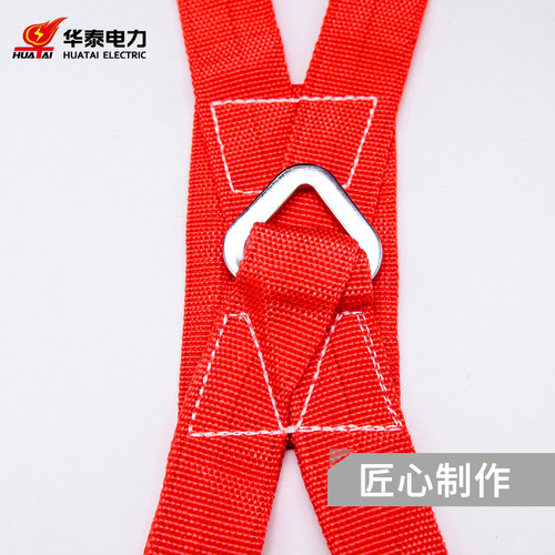 Electrician's double back safety belt, national standard three-point waist safety belt, air conditioner outdoor unit installation safety belt, safety rope