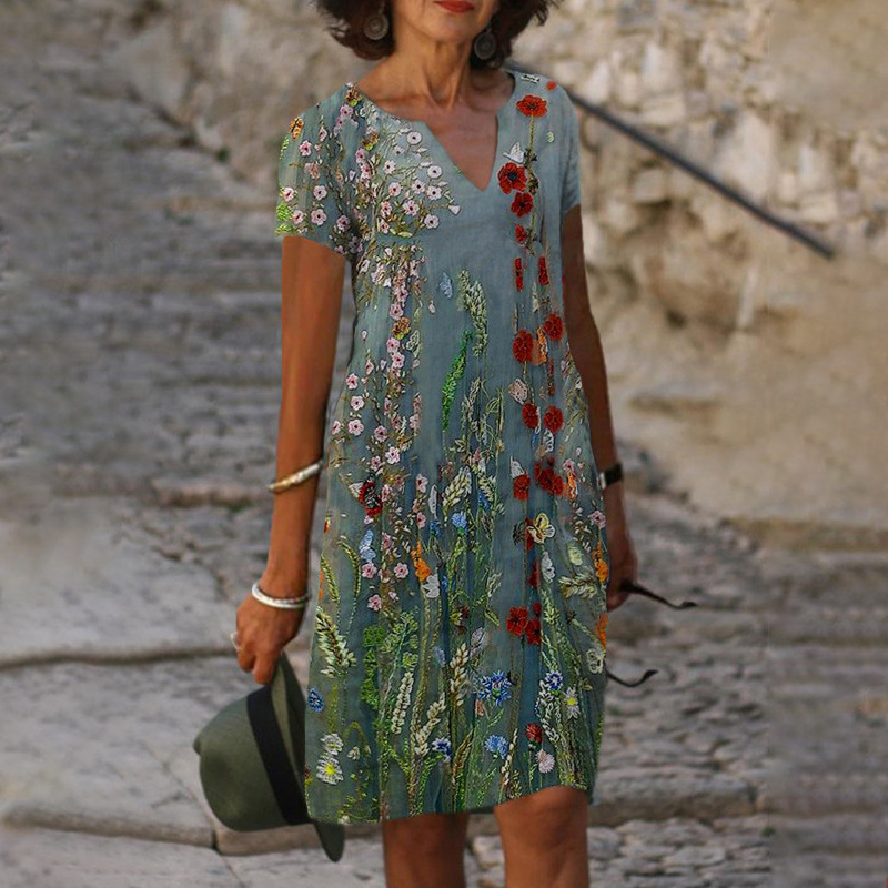 16 # 녹색 바닥 붉은 꽃