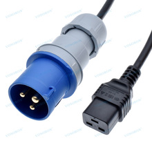 IEC309�{ɫ���I���^16A 32A�DIEC320 C19 UPS/PDU�Դ��3*2.5ƽ��