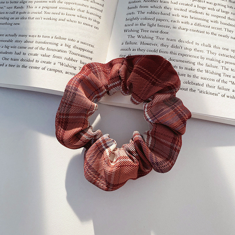 Lazo para el cabello de intestino grueso de encaje de alta calidad de Corea para mujer, banda elástica y duradera, bufanda cuadrada de todo fósforo, cuerda para la cabeza, accesorios para el cabello