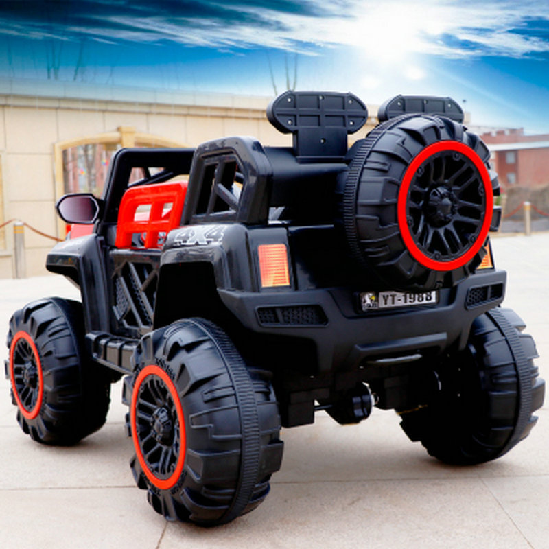 Coche eléctrico para niños de cuatro ruedas de una pieza de entrega swing CAR puede sentarse niños adultos vehículo todoterreno al por mayor doble unidad de control remoto