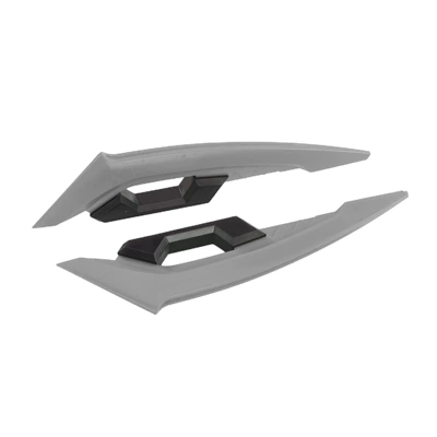 Electric Vehicle Decorative Wind Blade: Motosiklet ləvazimatları və aksesuarları - large-gray