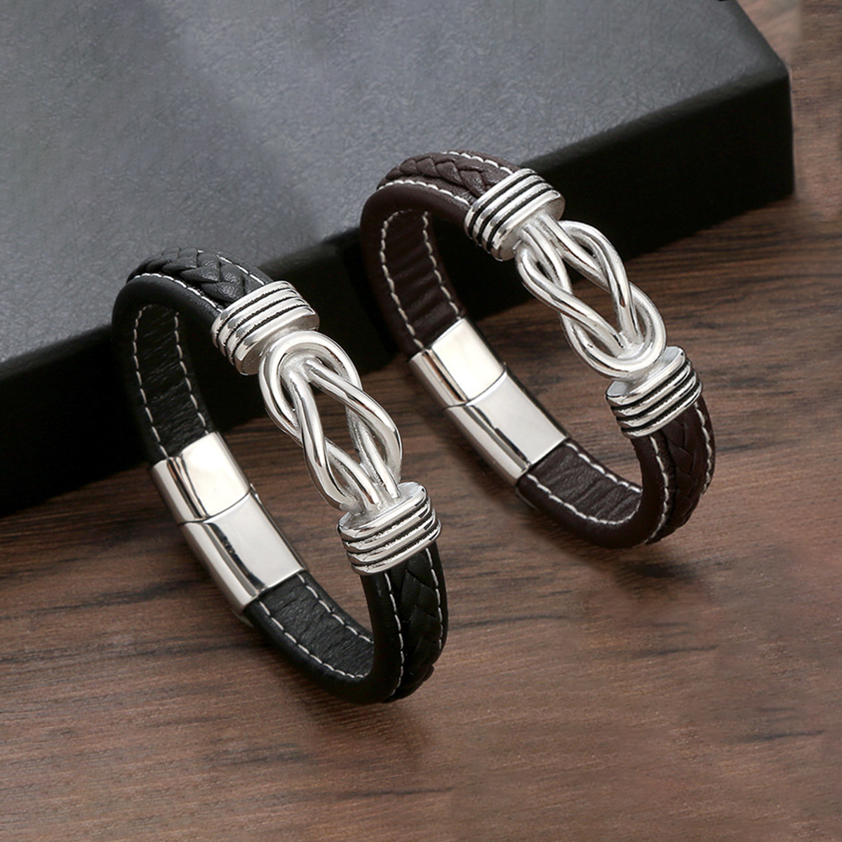 woven bracelet stainless steel