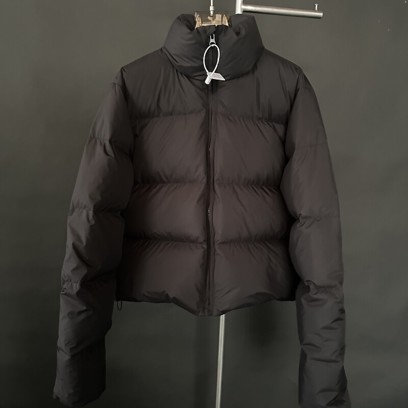 At American Retro Bread down Jacket ~ Adjustable Short High Collar Lightweight (High Cost Performance)