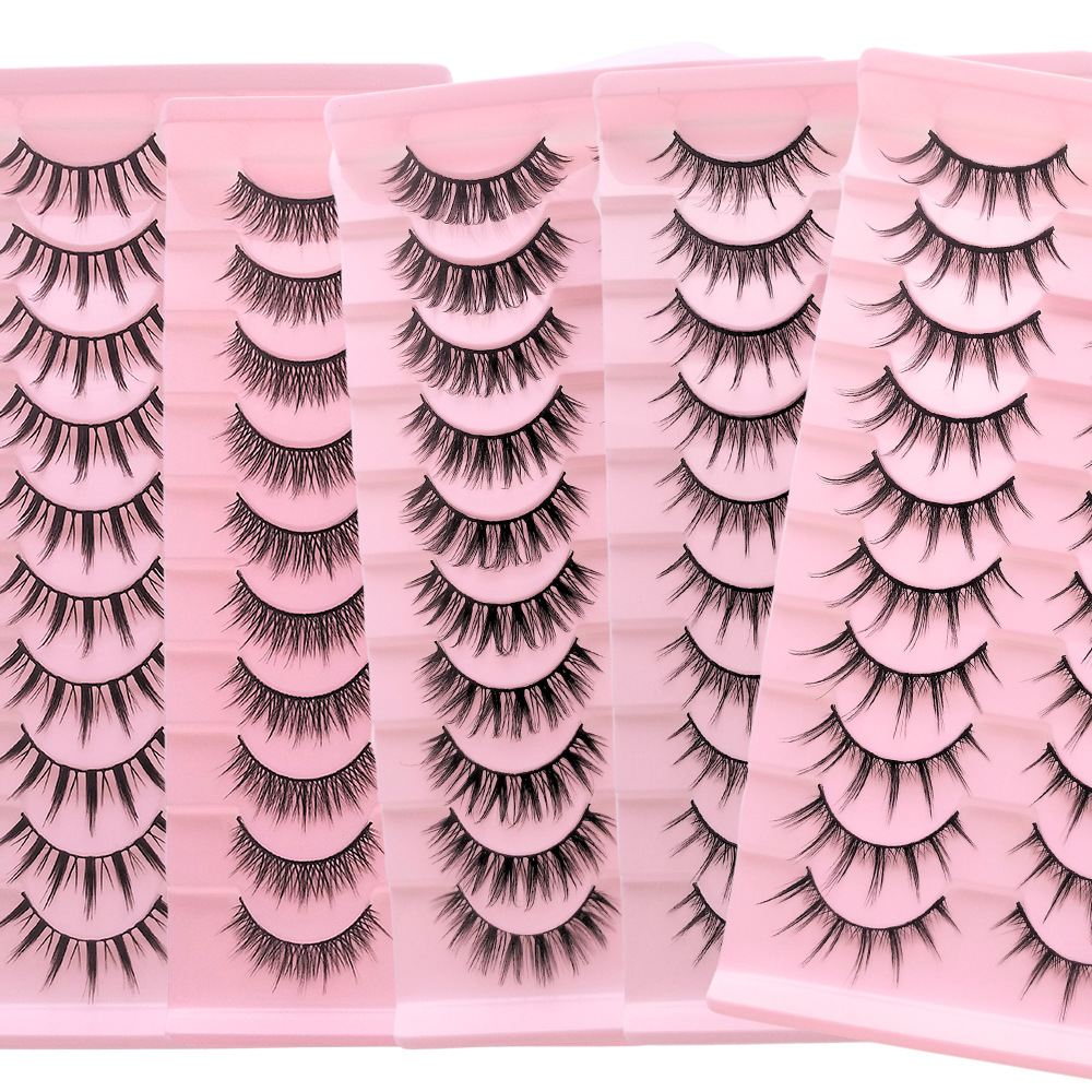 Cómics ojos pestañas 009 fábrica al por mayor europeas y americanas pestañas falsas densas fotografías gigantes pestañas diabólicas cos diez pares
