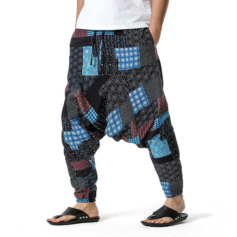 men's and women's foreign trade Harun yoga pants loose bohemian pants hanging pants moth pants 85