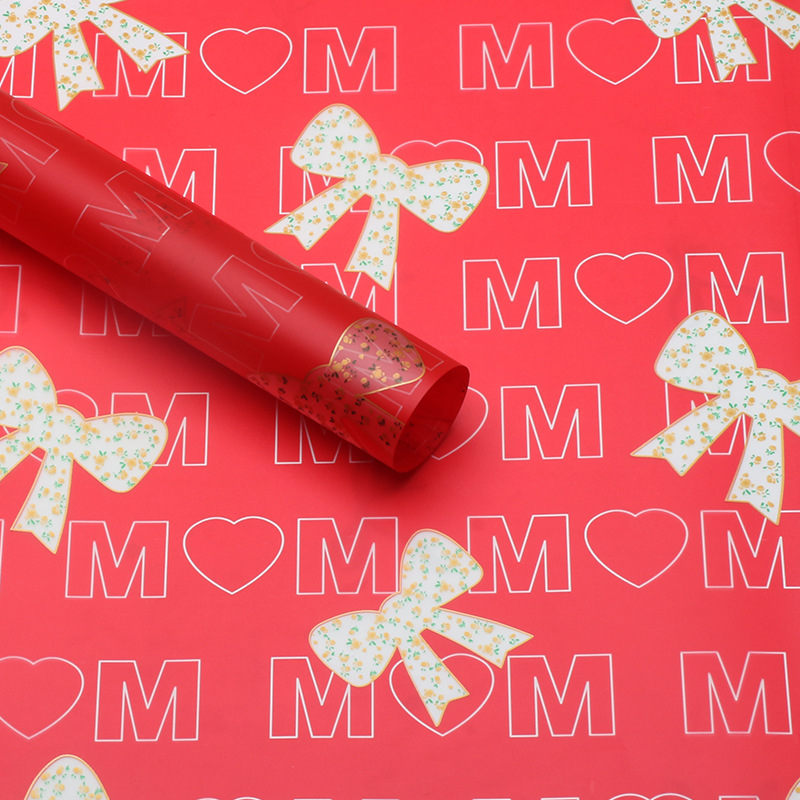 Huaxi Fanghua nudo floral embalaje de papel DIY arco hecha a mano ramo de flores regalos de papel florista materiales de flor