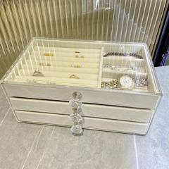 多層ジュエリー収納ボックス引き出し式大容量酸化防止イヤリング指輪ネックレスブレスレットジュエリー箱