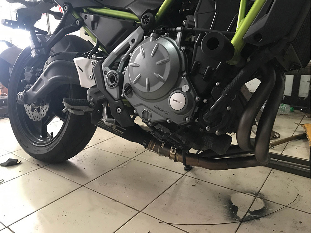 Kawasaki Ninja 650 Er6N/6F/Versys650/Z650 Motorcycle Modified Exhaust Pipe Front and Middle Sections
