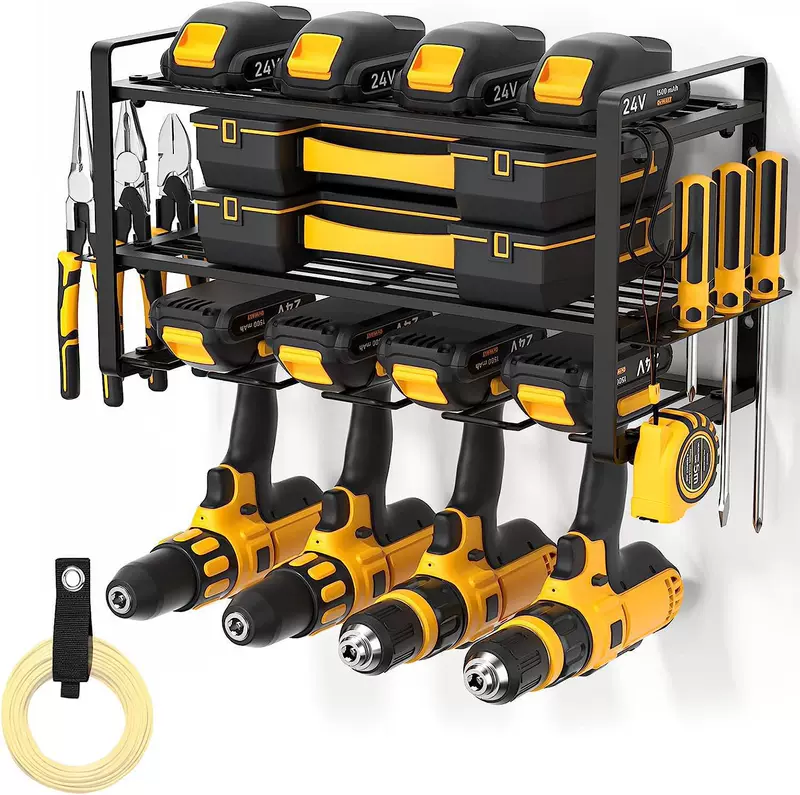 Flashlight, electric drill, electric tubing, storage system charging