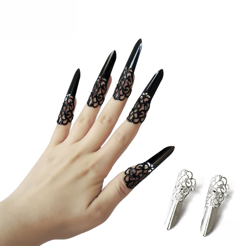 Ancient Style Nail Dance Palace Thousand-Hand Guanyin Ancient Divine Appearance Cosplay Armor Set Qingqiu Fox Qing Palace Fake Long Costume