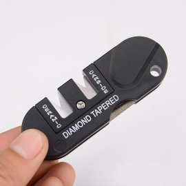 多功能磨刀器携带EDC磨刀工具 户外钨钢磨刀器 磨刀棒