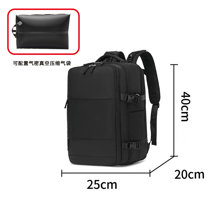 Mochila transfronteriza, unisex, mochila de viaje informal, gran capacidad, separación de seco y húmedo, mochila impermeable para computadora