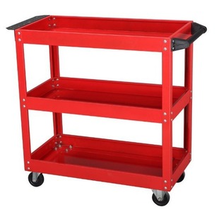 Three-Layer Tool Cart, Auto Repair and Maintenance Trolley, Multi-Functional Storage Shelf, Mobile Workshop Drawer-Type Hand Push Box
