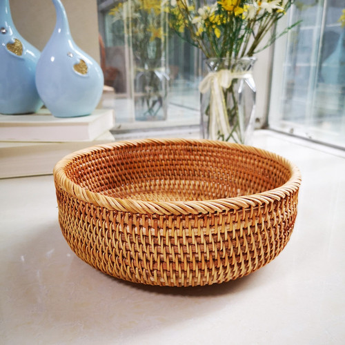 Manufacturer wholesale Huafei Nantan Candy Basket Storage Basket Fruit Basket Tray Basket Candy Storage Basket Three-piece Set 02