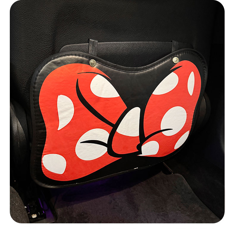 Car Seat Anti-Kick Pad Rear Universal Car Rear Seat Back Cute Kidsren's Car Backrest Anti-Dirty Pad