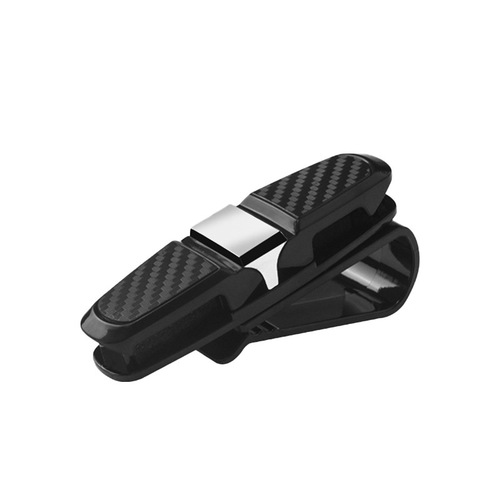 Carbon fiber car glasses clip, creative multifunctional glasses frame, car glasses clip/bill holder, car eye clip