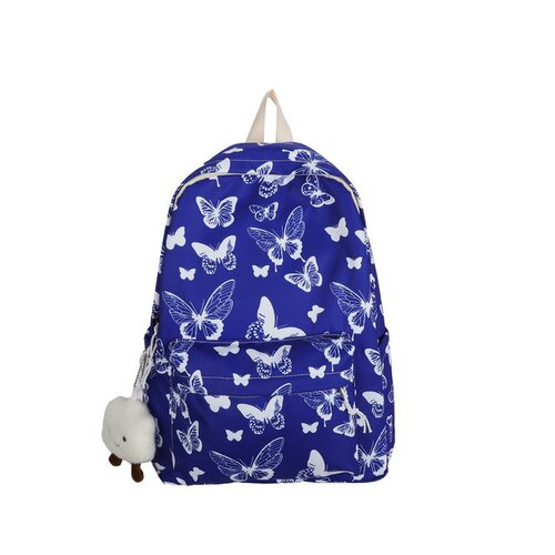  Spring and Summer New Casual Backpack Korean Style High School Student Bag Junior High School Student Backpack Butterfly Backpack