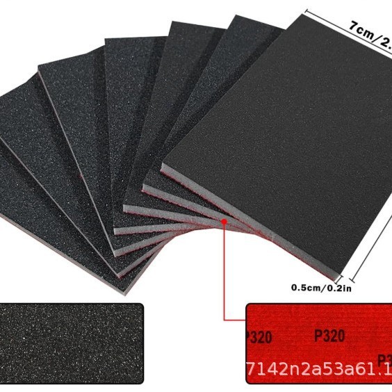 正方形スポンジサンド 100*70/100*75 植毛スポンジサンドペーパー 2 インチ 3inch 5inch ラウンドバックスポンジサンドペーパー|undefined