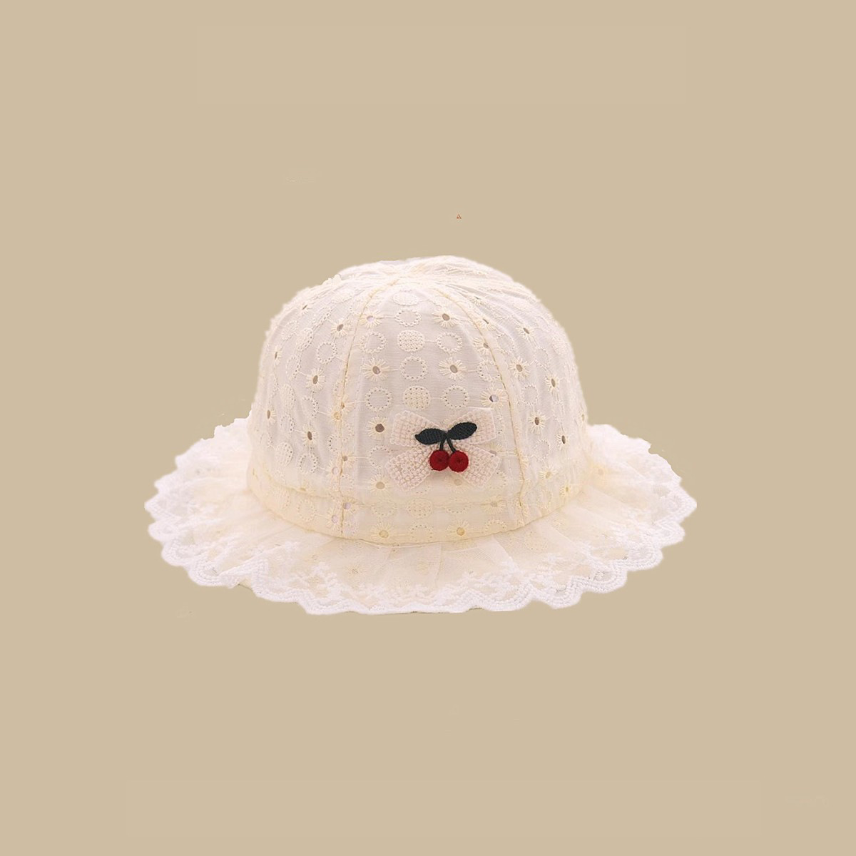 Sombrero de bebé primavera y verano delgado sombrero de sol de bebé princesa sombrero de pescador de verano sombrero de sol de bebé