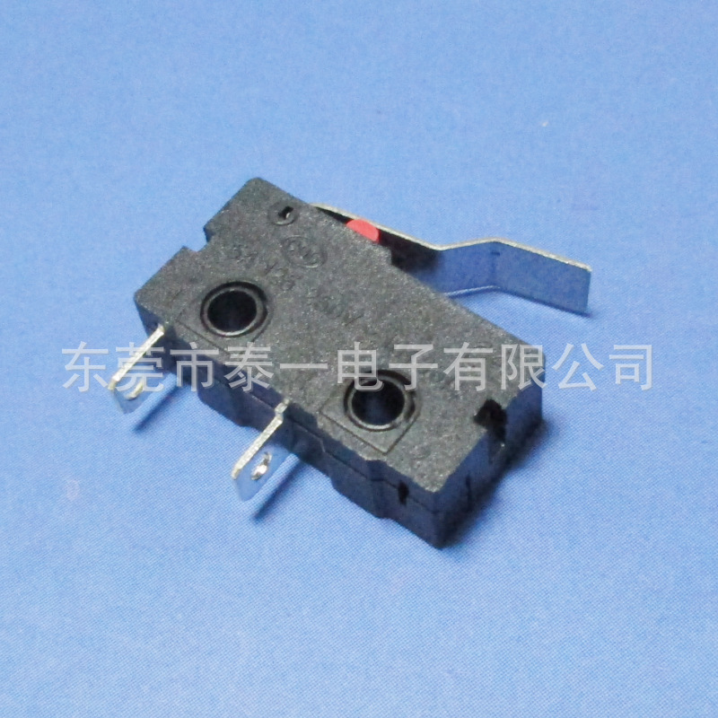 Z形弯柄2脚常开限位开关20*10铜点铜脚给电信号行程开关KW12-H-1