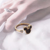 One size design ring, cute jewelry stainless steel, trend of season, simple and elegant design, Japanese and Korean