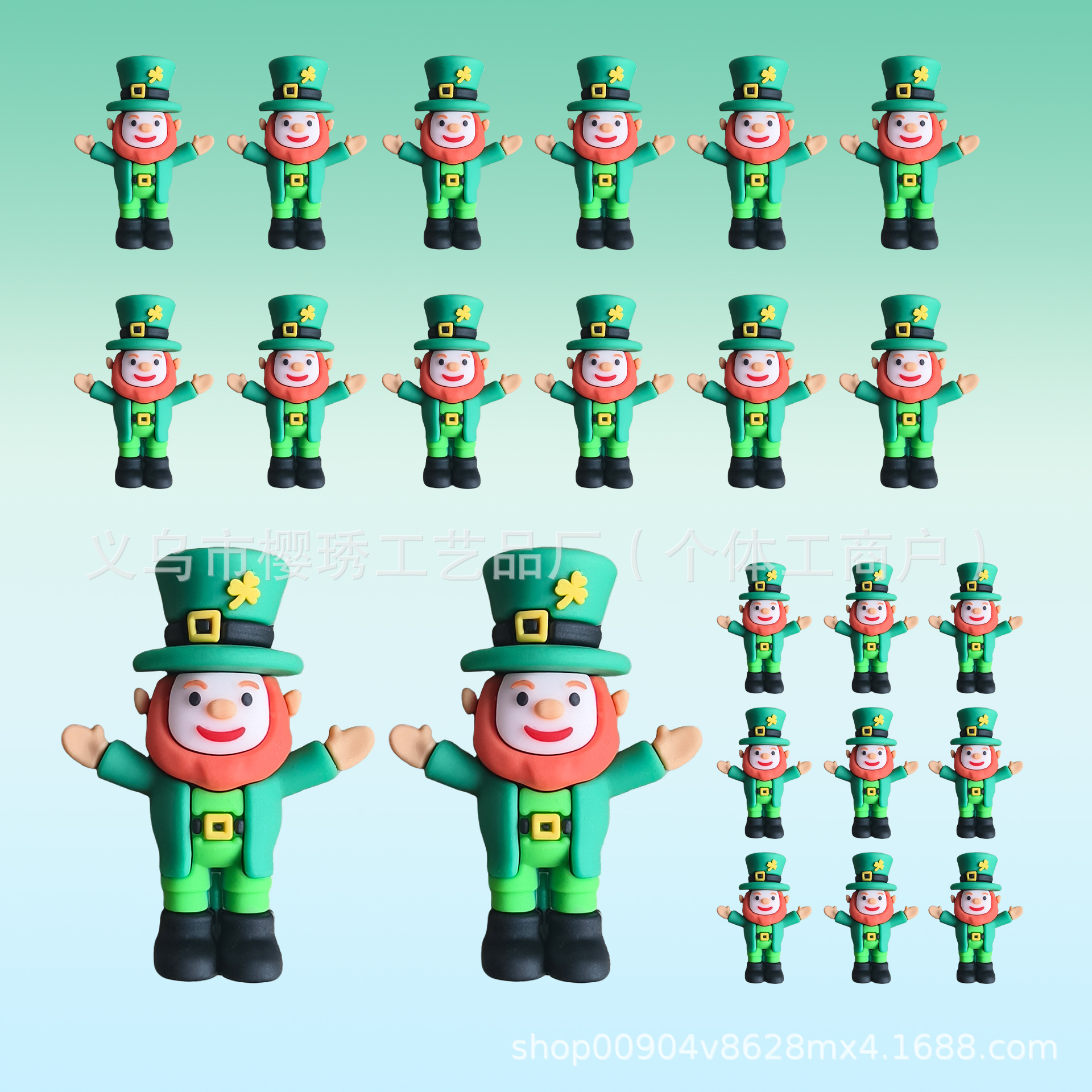 Nuevos sombreros transfronterizos del día de San Patricio para personas mayores decoraciones de fiesta interiores y exteriores decoraciones de hadas image 1