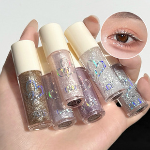 Galaxy Symphony Liquid Eyeshadow Sequin Silkworm Highlighting Liquid Flashing Pearlescent Eyeshadow Liquid Dropshipping