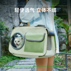 ペットバッグは肩を斜めにして卸売りの新型の宇宙飛行室の猫バッグにまたがります。