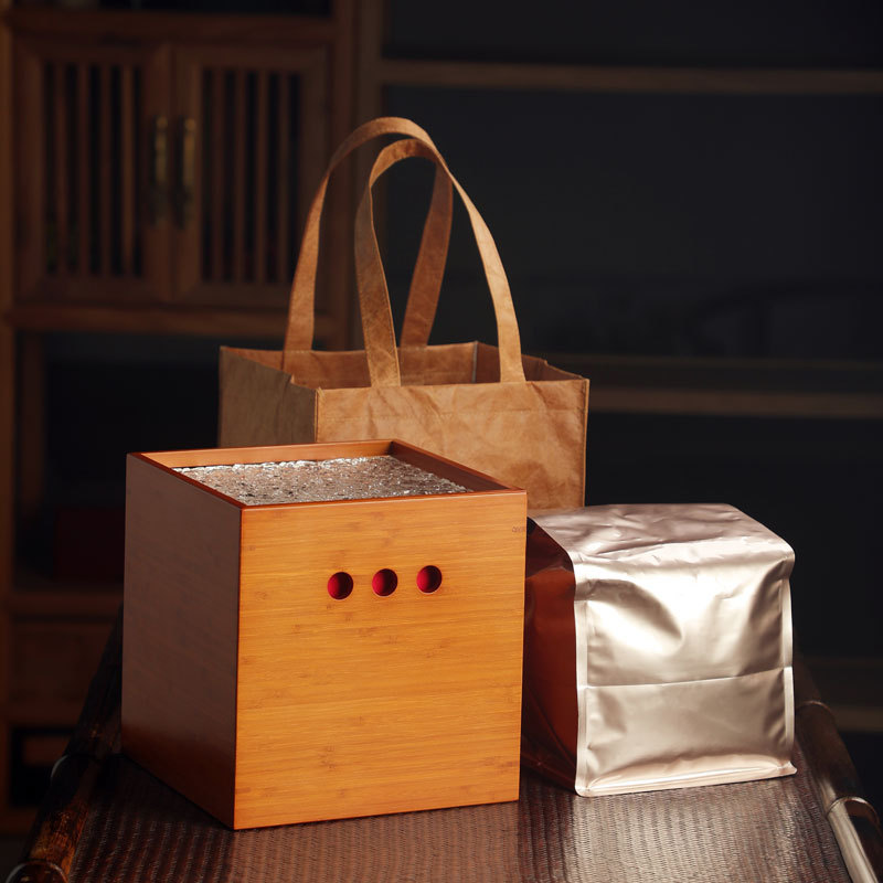 普洱茶福鼎白茶空礼盒老白茶白毫银针1斤7个茶饼盒茶叶礼盒装空盒