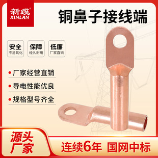 DT copper nose 10-630 square national standard non-standard copper cable terminal genuine wholesale oil blocking nose wire ear