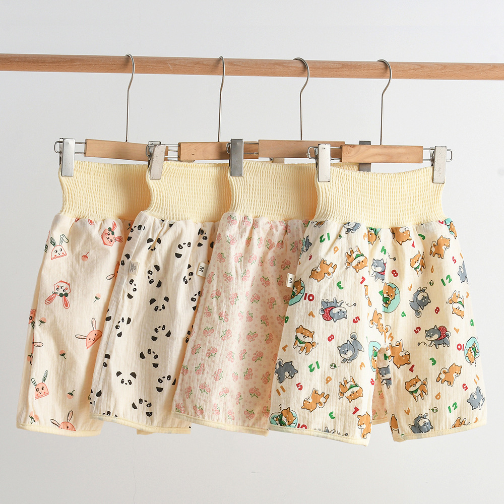 Baby Waterproof and Leak-Proof Training Pants, Pure Cotton Washable Diaper Cover, Class a