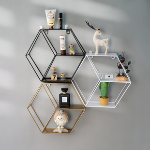 Scandinavian Style Living Room Wall ins Shelf Bedroom Room Decorations Creative Wall Decoration Pendant King
